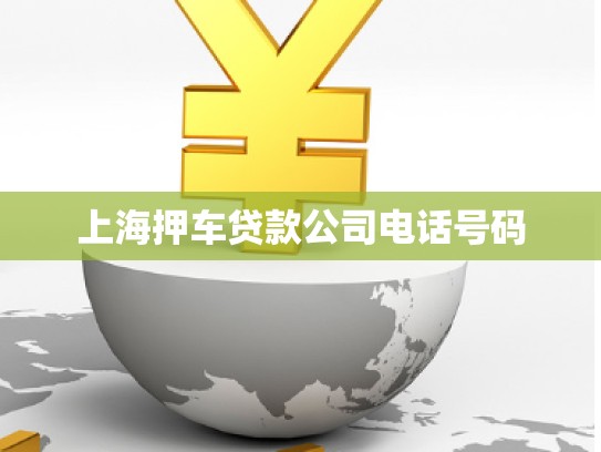 上海押車貸款公司電話號碼